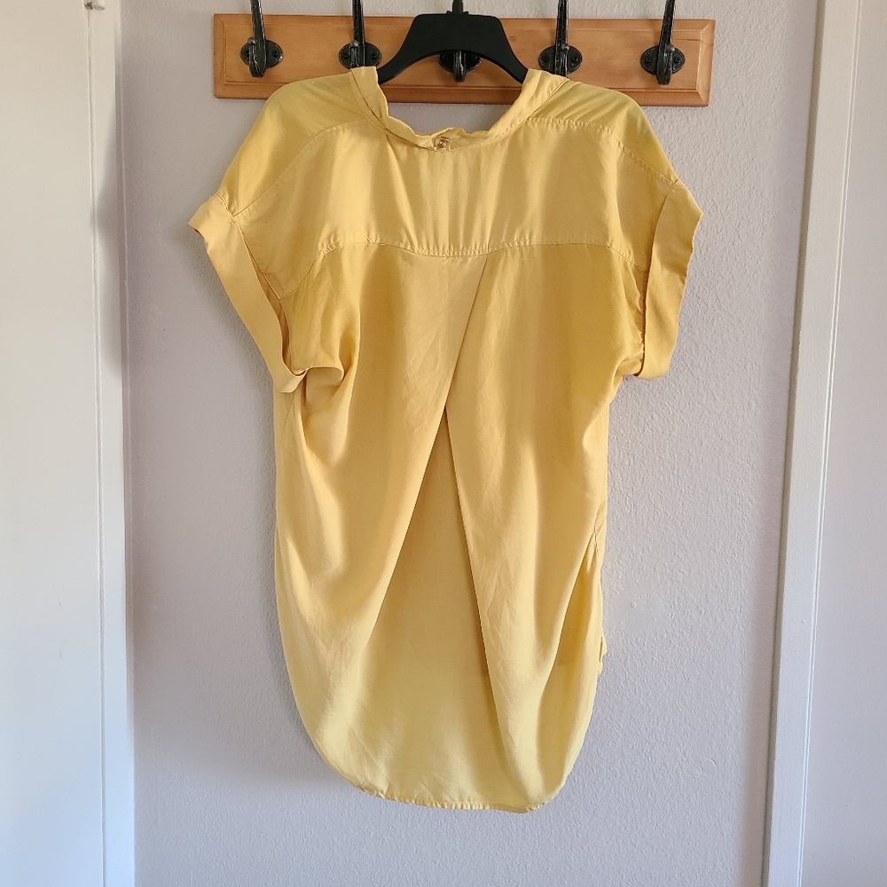 Thread + Supply Yellow Boxy Button-Up Top - Picture 2 of 5